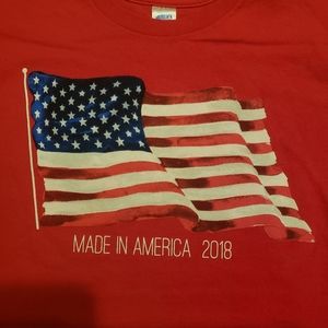 New American flag birth year tshirt